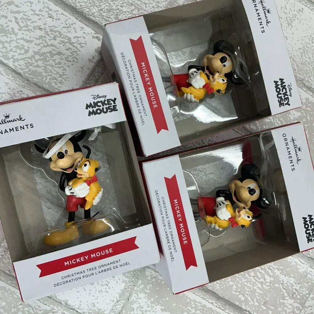 Disney Mickey Mouse Hallmark Ornaments Lot